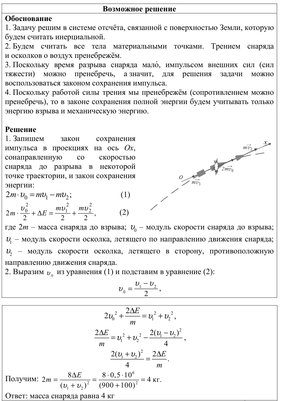Ответ. Задание 26