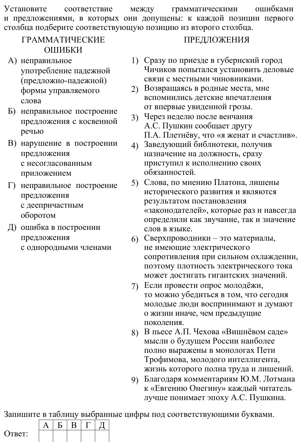 Задание ЕГЭ 8_1